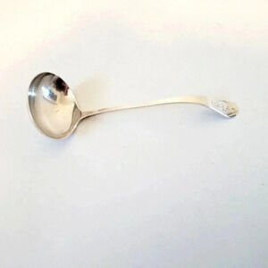 Sterling Silver Sauce Ladle Antique 22g MWD Monogram 5"